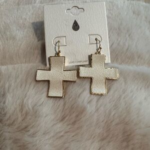 Cross earrings